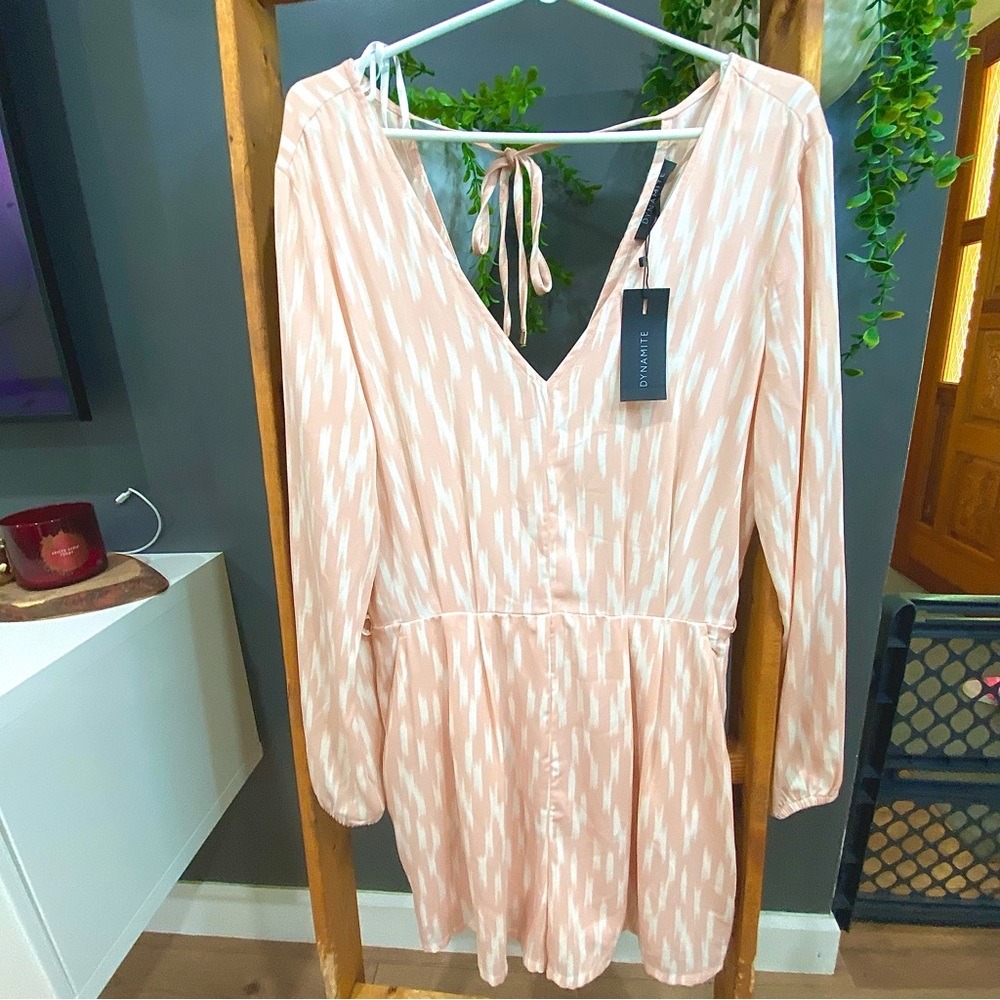 NWT Dynamite Long Sleeve Romper